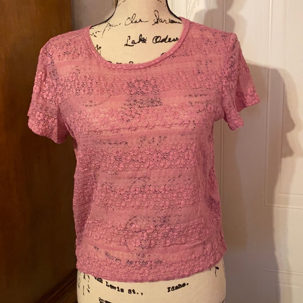 AE Lacy, Sheer Croptop☺️